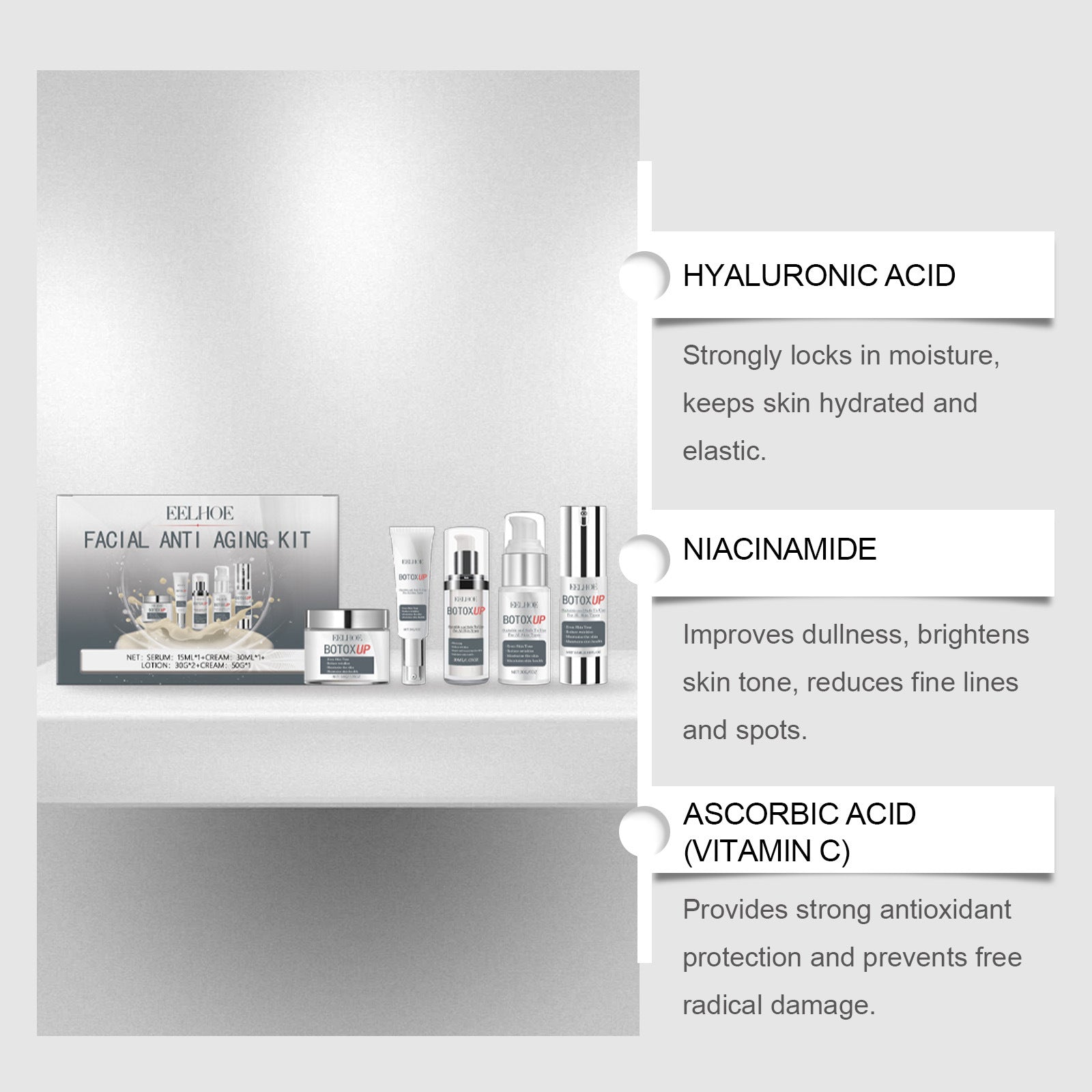 Facial Skin Care Set Moisturizing And Tender